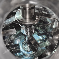 Machine d'émulsification et d'homogénéisation sous vide en acier inoxydable SUS316L personnalisée pour la fabrication de savon, de cosmétiques et de liquides