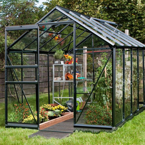 6x12ft Met Ventilatievenster, Schuifdeur, Achtertuin Aluminium Kas Tuin Kas Glazen Serre Serre - Product Image 6