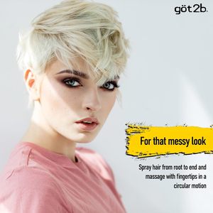 <span class=keywords><strong>GOT2B</strong></span> GLOD Plasteng Freez Spray - Spray para el Cabello con Fijación Fuerte y Brillo (340 ml) - Product Image 3