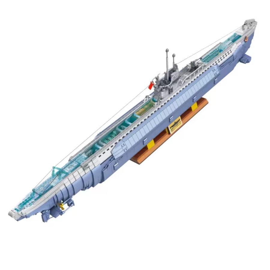Panlos 628011 военное оружие MOC VIIC U-552 модель подводной лодки Jumbo DIY сборка пластиковые строительные блоки Наборы игрушек