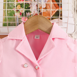 Ensembles de vêtements élégants et tendance pour filles avec manches en maille et joli nœud, disponibles en plusieurs couleurs pour les fêtes - Product Image 3