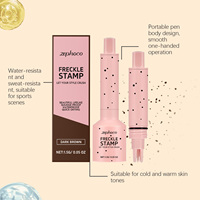 Stylo tampon à fausses taches de rousseur liquide longue tenue, waterproof, anti-bavures, marque privée, 5 points