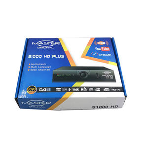 Receptor de TV Satelital Digital Africa Master HD DVB-S2 Set-Top Box 1080p gx6605s - Product Image 1