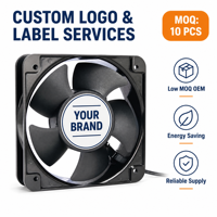 Ventilateur EC 15050 150 mm à alimentation CA pour refroidisseur d'air de réfrigération commerciale, chargeur de VE, compresseur d'air – Remplacement direct