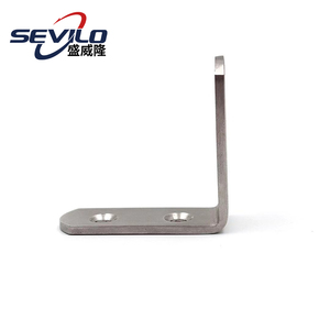 Support d'angle en acier inoxydable SEVILO pour étagère, blanc/transparent, <span class=keywords><strong>fixation</strong></span> simple face - Product Image 5