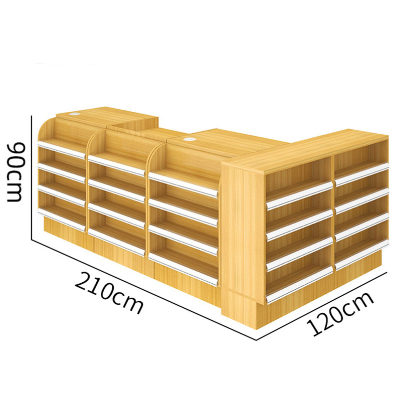 Customized Supermarket Checkout Counter Cash Counter