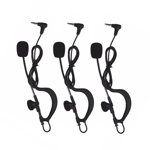 Full Duplex 2-way Football Coach Judger Arbitro Earpiece Soccer Referee Communication Headset for V6 V4 Helmet Intercom Headset