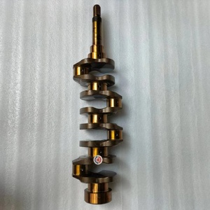 อะไหล่เครื่องยนต์ 6D102 6D34 6D31 คุณภาพการตีขึ้นรูปเพลาข้อเหวี่ยงเครื่องยนต์ - Product Image 5