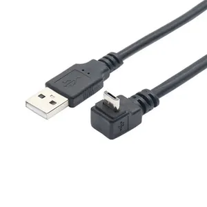 微型USB数据线USB2.0公90度上、下、左、右肘部安卓手机数据充电线