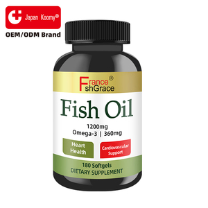 Fabricante Mayorista de Suplementos de Aceite de Pescado Shecome con Omega 3 EPA y DHA para el Apoyo a la Salud del Corazón, 180 Cápsulas Blandas de Aceite de Pescado - Product Image 1