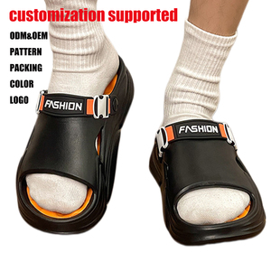 <span class=keywords><strong>Sandalias</strong></span> de EVA al por mayor para hombre, transpirables, para jardín y playa, con logo OEM personalizado, ligeras, suaves, de fábrica, a la moda para exteriores. - Product Image 1