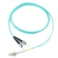 ST/LC Optical Fibra Duplex MM DX Fibre Optic Cable Om3 Patch Cord Multimode Fiber Cable