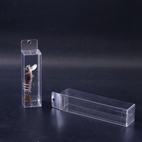 Présentoir personnalisé d'appâts en PVC PET Boîte d'emballage pliable en plastique transparent pour leurre de pêche