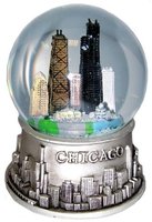 Décoration de vacances personnalisée cadeaux souvenirs résine artisanat 3D château boule à neige en verre de cristal pour cadeau de Noël