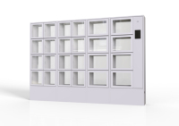 Vitrine de présentation double face transparente pour casiers intelligents, utilisée avec du verre acrylique, largement utilisée dans la vente en libre-service