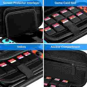 กระเป๋าใส่เครื่องเล่นเกม Nintendo Switch 2 แบบพกพา ดีไซน์ใหม่ วัสดุ EVA แข็งแรง ทนทาน สำหรับเดินทาง - Product Image 3