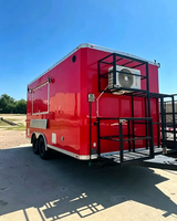 Remolque Comercial de Comida con Generador y Ahumador de Carne Comercial para Pulled Pork en Austin Bar Street