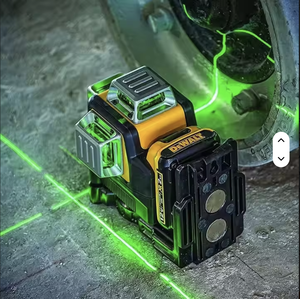 Nivel Láser DERKALT de Alta Calidad, 12v, 360°, Portátil, 12 Líneas, Haz Verde, para Uso Industrial, TL-12 - Product Image 3