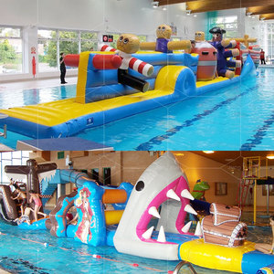 Parcours d'obstacles aquatiques gonflable pour <span class=keywords><strong>piscine</strong></span>, course aquatique, jeux sportifs aquatiques, parcours d'obstacles, fête à la <span class=keywords><strong>piscine</strong></span> - Product Image 6