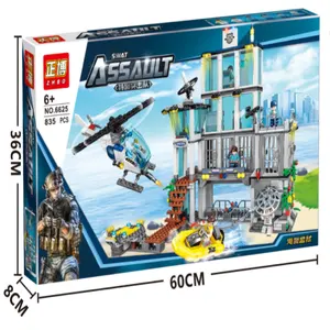 Zhbo 6625 Coast Guard Gevangenis Diy Speelgoed Bouwstenen Compatibel Met Alle Grote Merken Legoing Speelgoed Voor Kinderen