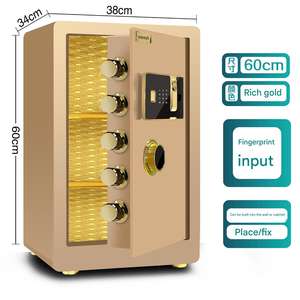 3สีราคาต่ำเฟอร์นิเจอร์สำนักงานเหล็กปลอดภัยปลอดภัยรหัสผ่านฝากกล่อง - Product Image 6