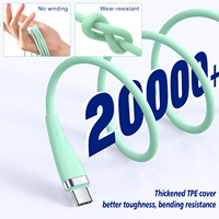 Fire Sale PVC Jacket Câble de téléphone de charge Longueur personnalisée Fil de transfert de données Double Type C Câble de charge