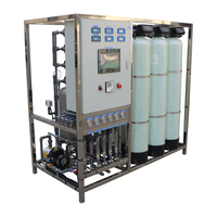 Système de traitement d'eau par osmose inverse de 0,5t, équipement de filtration d'eau par osmose inverse, système EDI avec installation de purification UV