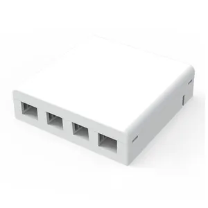86 TYPE 2 CORES 4 CORES FTTH SC FIBER OPTIC SURFACE WALL OUTLET SOCKET INFORMATION BOX