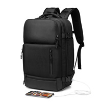 Ozuko Grosir Pabrik Desain Baru 9405 Tas Buku Sekolah Kuliah Tahan Air Tahan Lama Tas Komputer Ransel Laptop