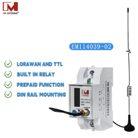 Compteur de courant intelligent LoRaWan MID EU868, mode prépayé, Modbus Lora, mesure de puissance monophasée pour les camps de tentes, OEM