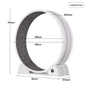 Display intelligente eco-friendly ABS gatto tapis roulant rullo silenzioso ruota da corsa Fitness esercizio arrampicata telaio Logo personalizzato giocattolo per animali - Product Image 2