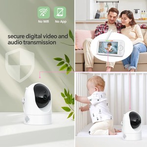 Caméra de surveillance pour bébé 5 pouces 720P avec haute résolution à prix avantageux - Product Image 6