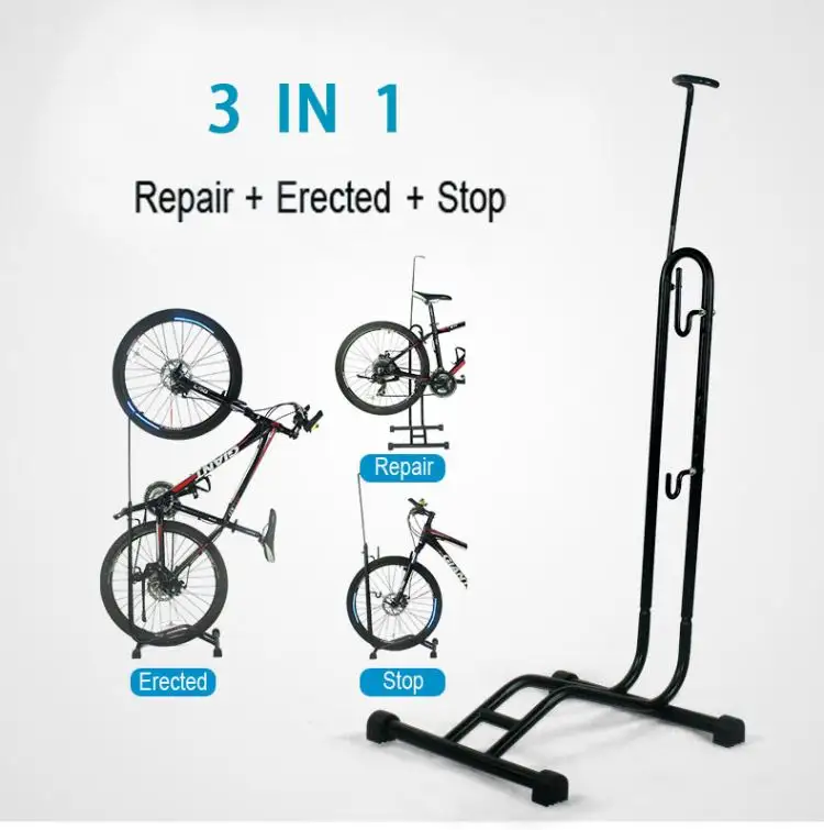 Indoor Floor Vertical Bike Stand Rack L Shape Bicycle Display Stand