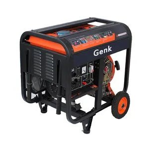 Générateur diesel électrique du début 380V 220V 3kva 3000 watts pour des chantiers de construction de travail