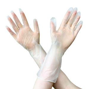 Gants médicaux jetables en vinyle TopGlass, 12 pouces, épaissis, antidérapants, usage domestique, gants de protection à usage unique, paquet de 100 pièces - Product Image 2