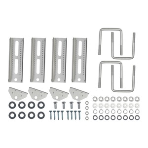 Soporte de viga transversal para remolque de barco de acero, paquete de 4, para montaje de carrito de kayak - Product Image 2