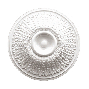 <span class=keywords><strong>Rosace</strong></span> de <span class=keywords><strong>plafond</strong></span> ronde en polyuréthane gaufré, installation facile, livraison en 9 jours, durable et écologique - Product Image 4
