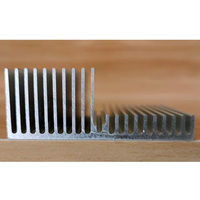 Plaque de dissipateur thermique en aluminium 6063 de grande taille, boîtier de dissipateur thermique, dissipateur thermique en aluminium de 100 mm, alliage d'aluminium anodisé, fabricant de pièces polies