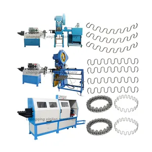 Máquina dobladora de muelles en zigzag para sofá, máquina para hacer muelles en zigzag