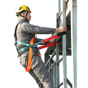 Cinturón de Seguridad Xinda XD-D9366 Negro Azul Rojo Amarillo, Cinturón de Seguridad para Trabajo en Altura, Equipo de Protección Contra Caídas - Product Image 2