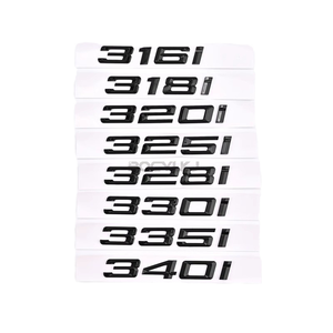 ABS Trunk Badge Sticker Tail Logo Letter para <span class=keywords><strong>BMW</strong></span> New 3 Series 5 Series 7 Series Cars 325li 525li 760li - Product Image 1