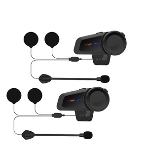 <span class=keywords><strong>MAXTO</strong></span> <span class=keywords><strong>M2</strong></span> Twin Pack Casco de Motocicleta para <span class=keywords><strong>Intercomunicador</strong></span> Bluetooth con Control de Ruido para 6 Pilotos Accesorios de Motociclismo - Product Image 1