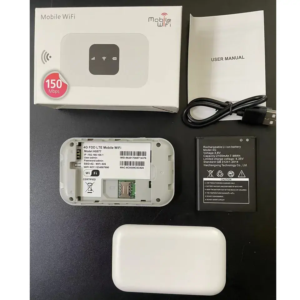 휴대용 Wi-Fi 4g 심 카드 및 슬롯 핫스팟 포켓 4g 와이파이 라우터 무선 8 사용자 미 13 5g 텔토니카 4g Lte Rut950 Mf800 4g