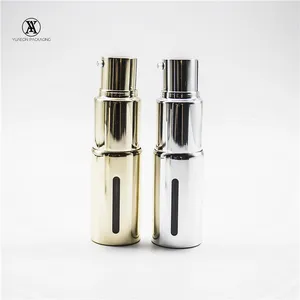 Boş 30ml kuru toz sprey bebek talk pudrası devam alüminyum şişe toz pompası metal glitter için