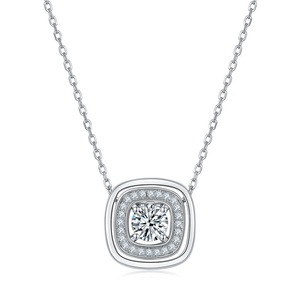 Collar de Plata 925 con Diamante Cultivado en Laboratorio - Product Image 1