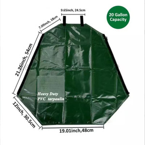 Sacs à eau réutilisables à libération lente pour arrosage des arbres en plastique PVC robuste de 20 gallons - Product Image 3