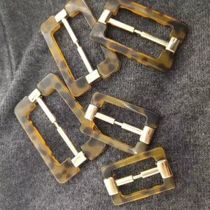 ベルトとバッグ用の耐久性のあるデザインのスライドバックル25-50mmハイブリッド樹脂 & 金属コンポジットスライディングカスタム形状 - Product Image 3