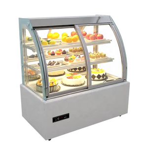 Bakery fruit cake display cabinet counter type showcase refrigerated cake refrigerator