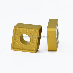 Inserto di tornio grezzo in acciaio a quattro lati in lega dura di carburo di tungsteno per 100% lama CNC di titanio nitruro di alluminio originale - Product Image 2