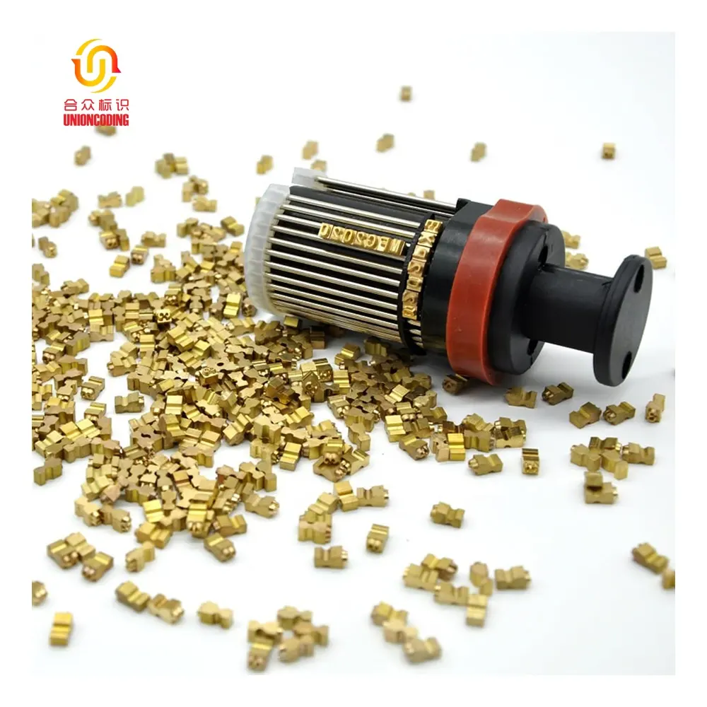 0-9 Số/A-Z Bảng Chữ Cái Tiếng Anh 3*3.5*6.8Mm Và 3.5*3.5*6.8Mm Tiếng Anh Brass Tem Chữ Cho My-380 Mã Hóa Máy